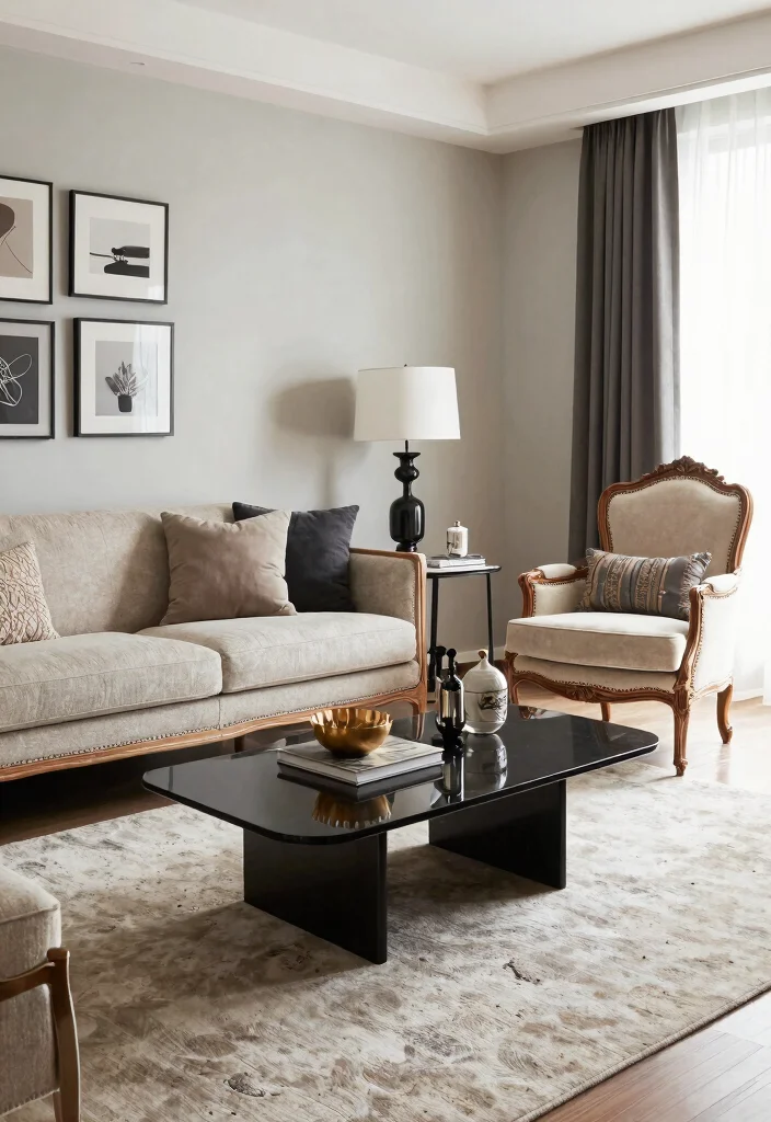 30 Dream House Decor Living Room Ideas for a Luxury Cozy Space - 9. Elegant Furniture Styles 1