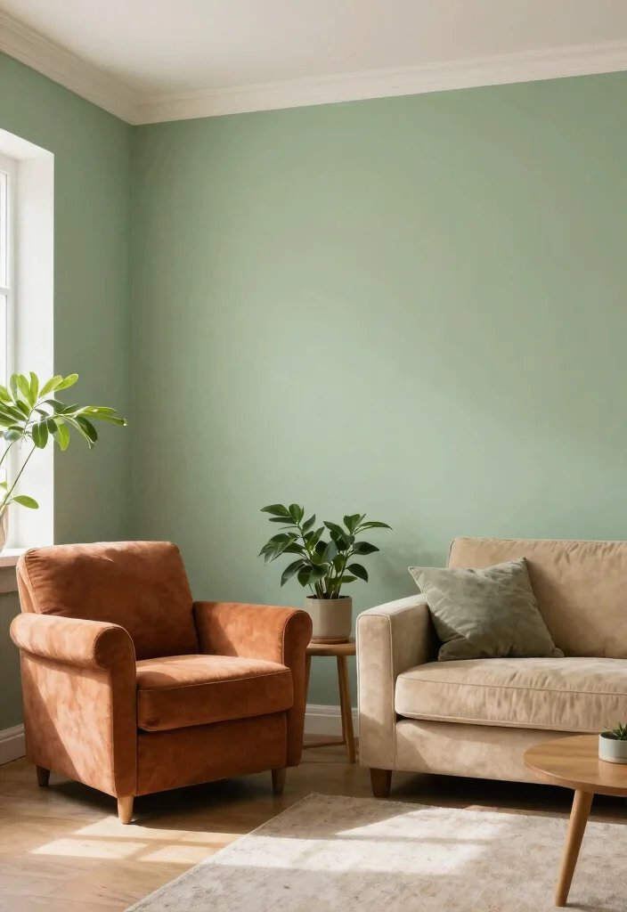 30 Earth Tone Living Room Decor Cozy Ideas for a Warm Natural Home - 2. Earthy Color Palette for Painted Walls 1