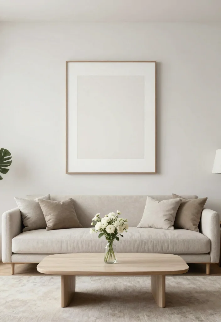 30 Girly Apartment Decor Living Room Ideas for a Chic Pretty Space - 15. Minimalist Accents 1