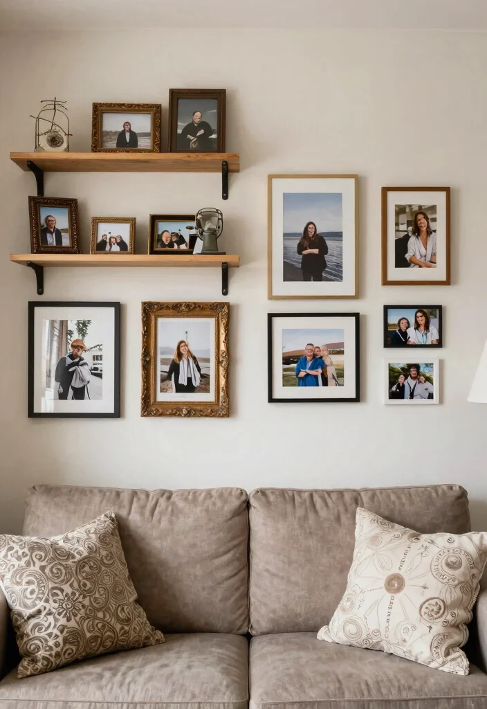 30 Girly Apartment Decor Living Room Ideas for a Chic Pretty Space - 20. Personal Touches 1