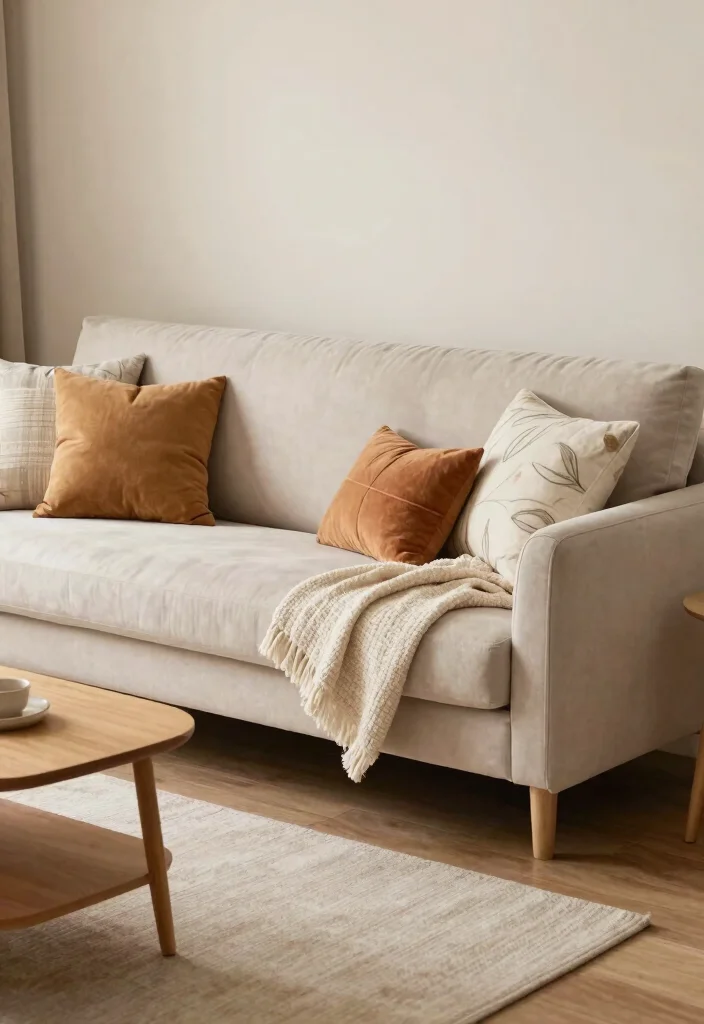 30 Girly Apartment Decor Living Room Ideas for a Chic Pretty Space - 27. Soft Upholstered Furniture 1