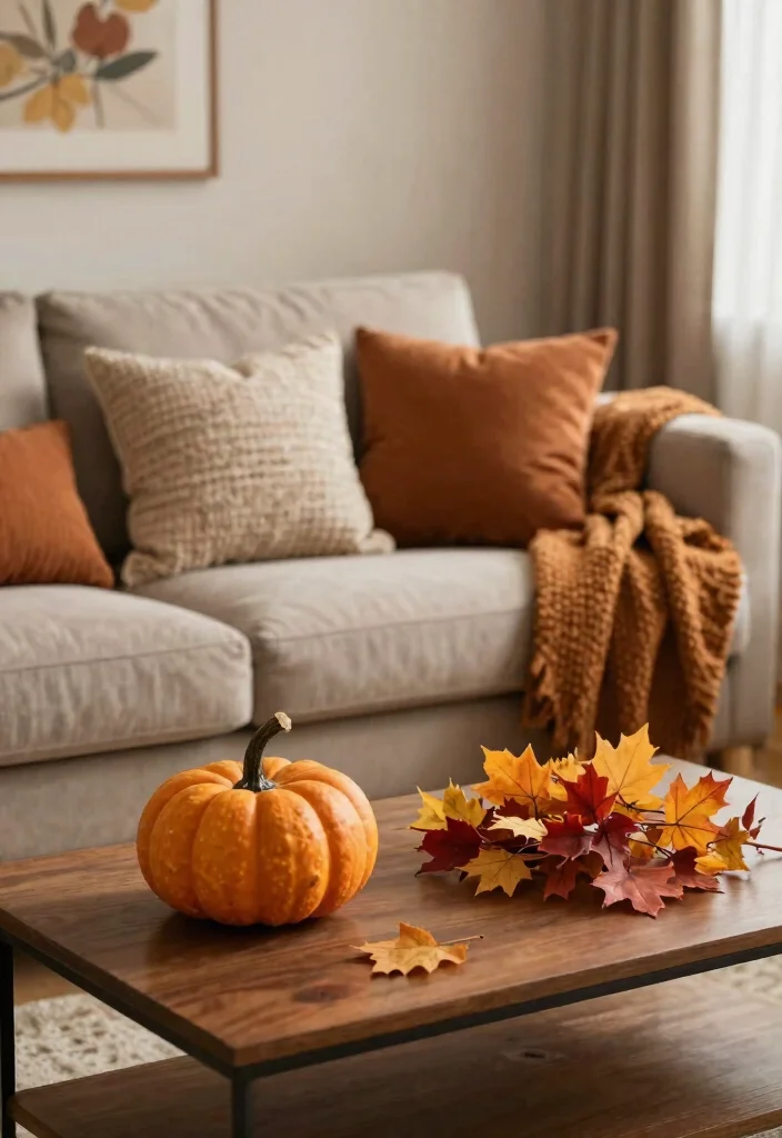 30 Girly Apartment Decor Living Room Ideas for a Chic Pretty Space - 30. Seasonal Decor Switch-Up 1