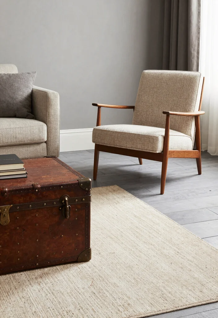 30 Grey Wood Floors Living Room Decor Ideas for a Clean Modern Look - 14. Choose Timeless Decor 1