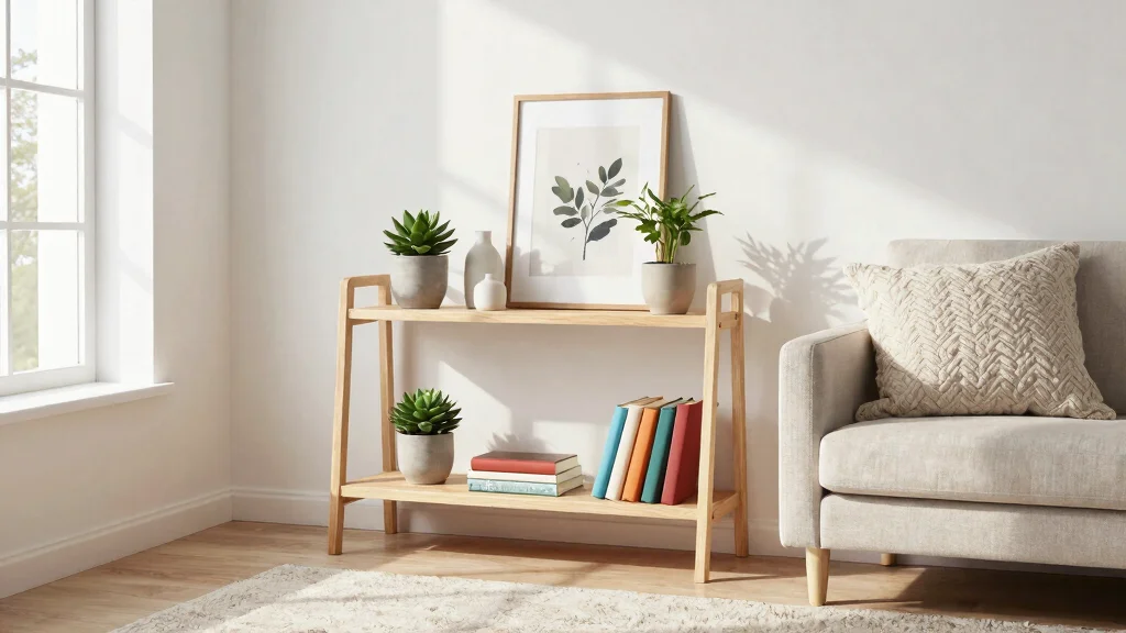 30 Ladder Shelf Decor Living Room Ideas for Stylish Small Space Storage