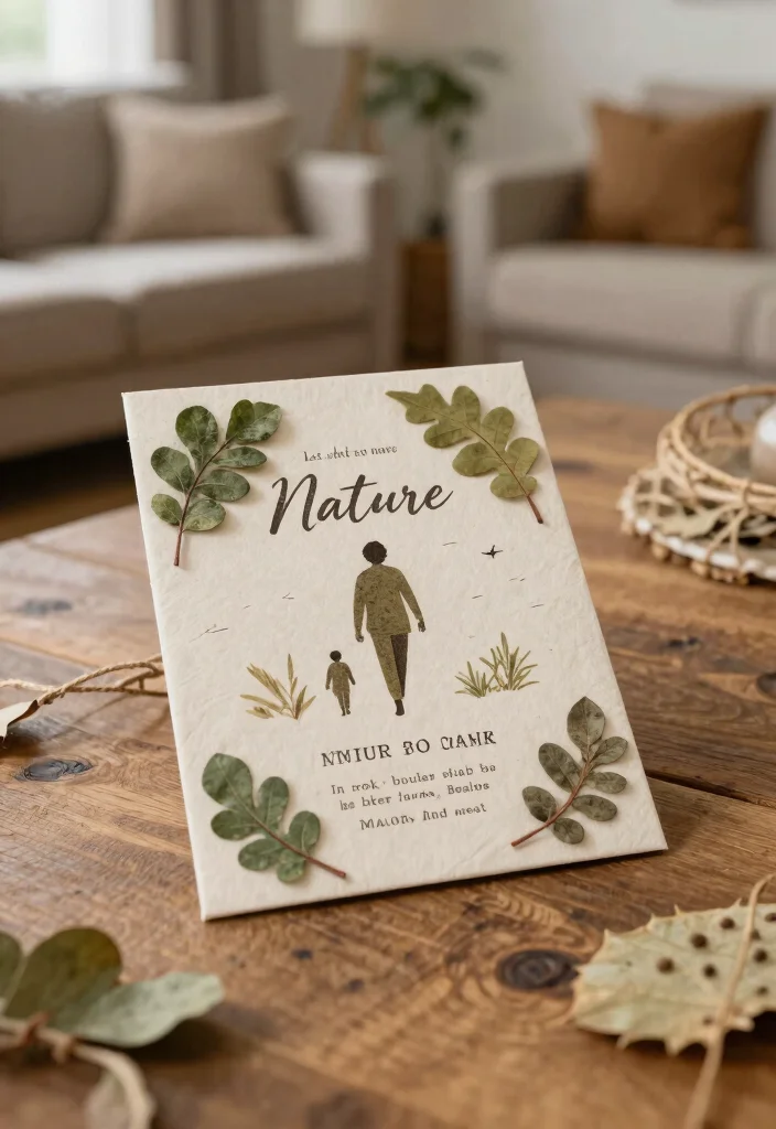 30 Living Room Birthday Party Decor Ideas for Celebration - 27. Nature Walk Invitations 1