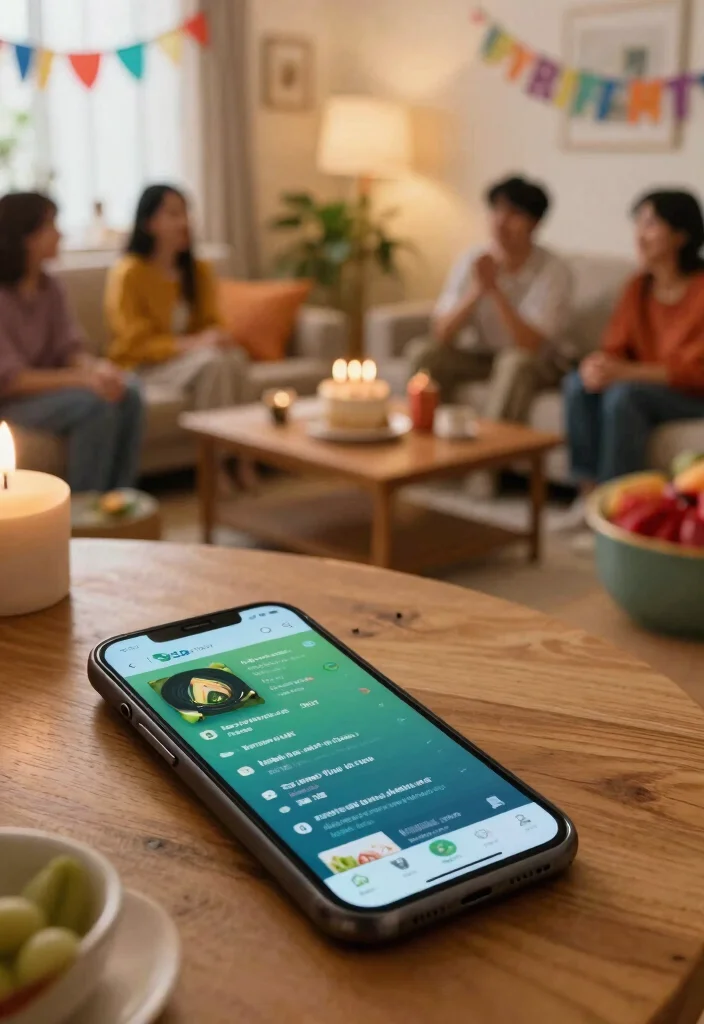 30 Living Room Birthday Party Decor Ideas for Celebration - 29. Eco-Conscious Playlist 1