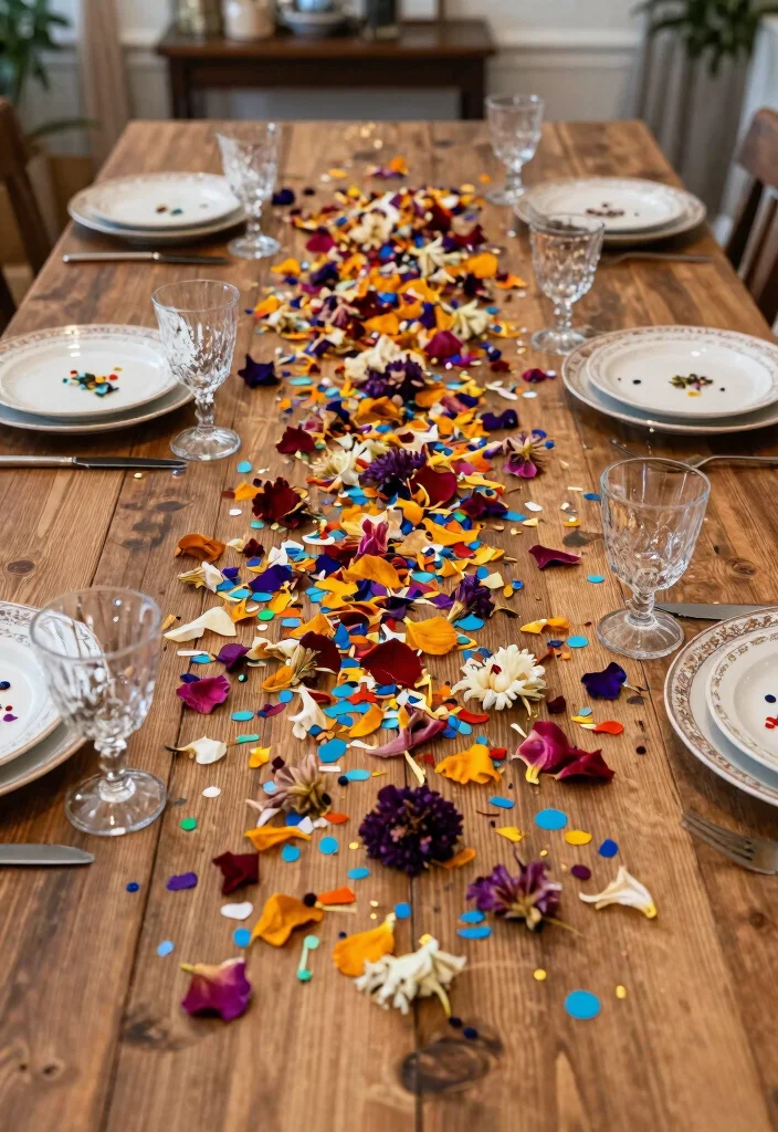 30 Living Room Birthday Party Decor Ideas for Celebration - 3. Eco-Friendly Confetti 1