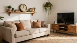 30 Living Room Decor Ideas for Wall Shelf Couch TV Stand and Sideboard Styling