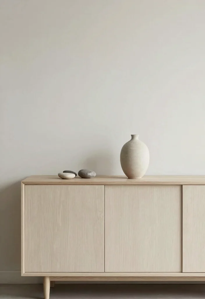 30 Living Room Sideboard Decor Ideas for a Styled Elegant Space - 10. Embrace Simplicity 1