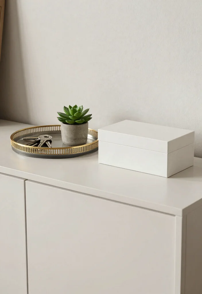 30 Living Room Sideboard Decor Ideas for a Styled Elegant Space - 17. Choose Multi-Functional Decor 1