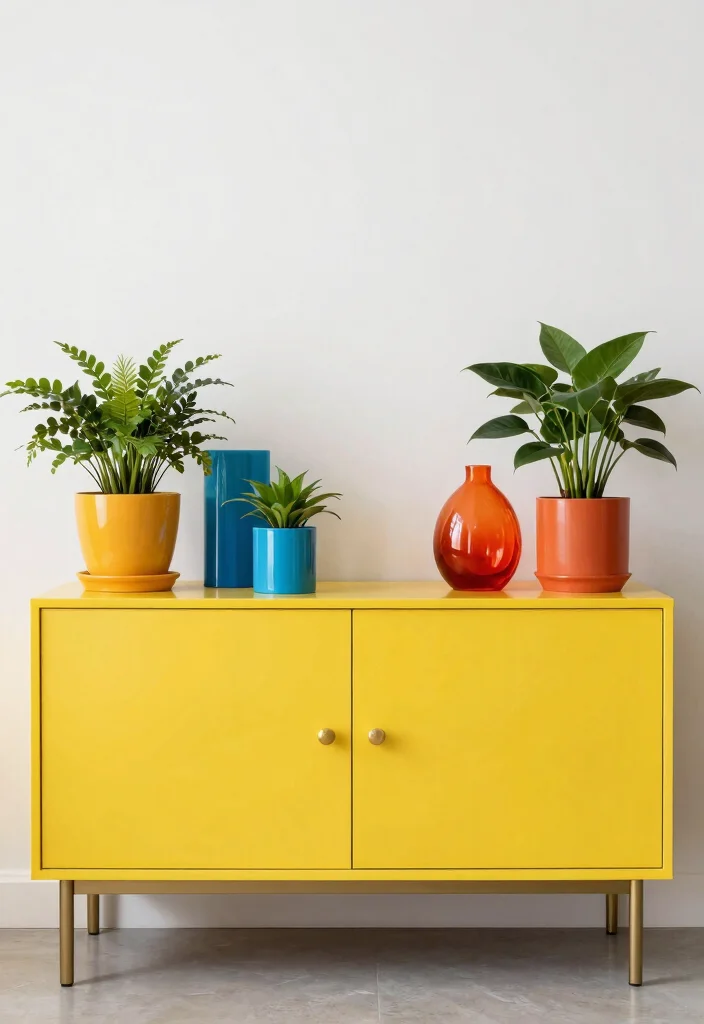 30 Living Room Sideboard Decor Ideas for a Styled Elegant Space - 22. Refresh with a New Look 1