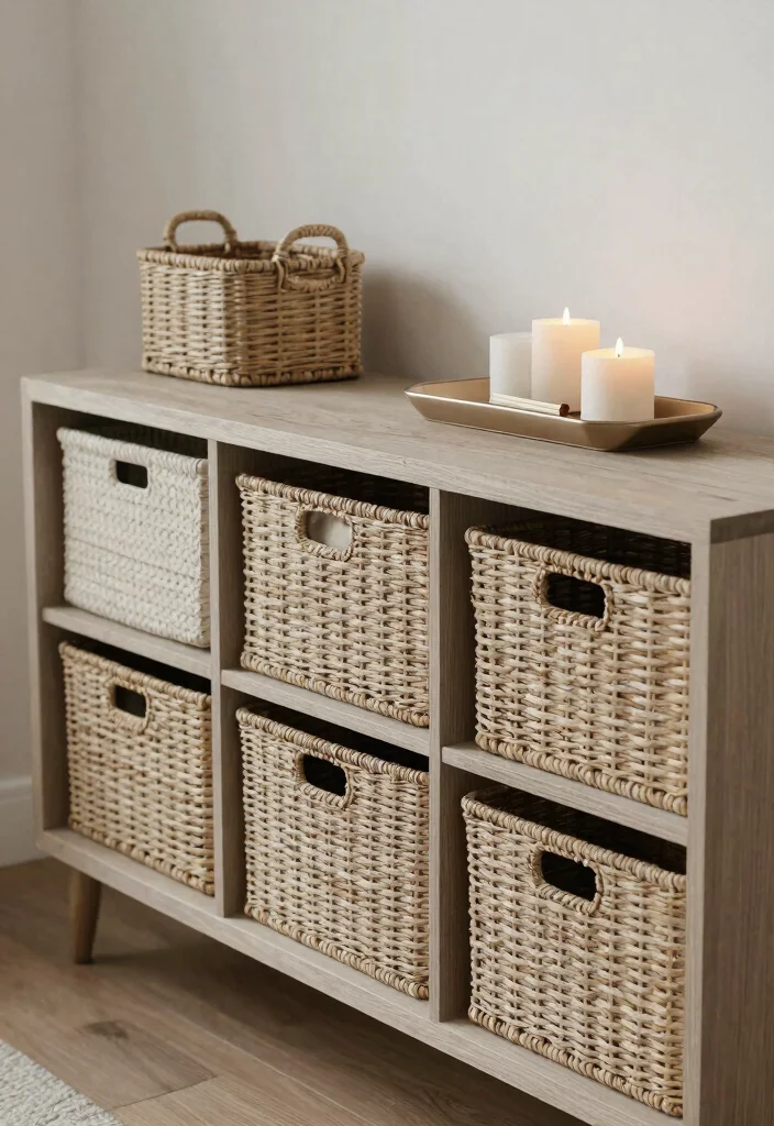 30 Living Room Sideboard Decor Ideas for a Styled Elegant Space - 3. Elegant Storage Solutions 1