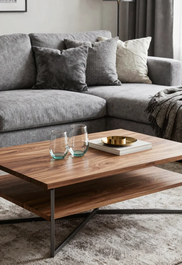 30 Men Apartment Living Room Decor Ideas for Masculine Style - 20. Mixing Materials 1
