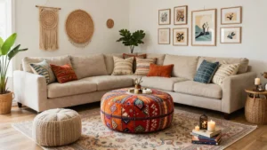 30 Ottoman Decor Living Room Ideas for a Cozy Styled Space