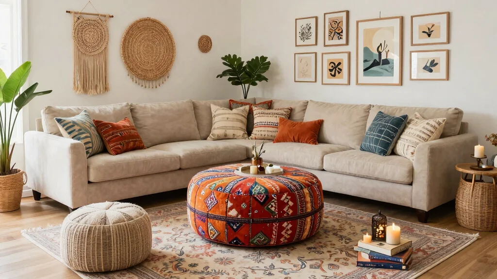 30 Ottoman Decor Living Room Ideas for a Cozy Styled Space