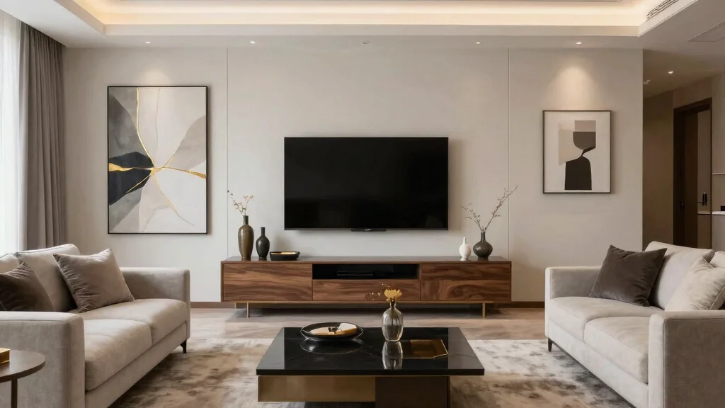 30 TV Wall Decor Living Room Modern Luxury Ideas for Elegant Interiors