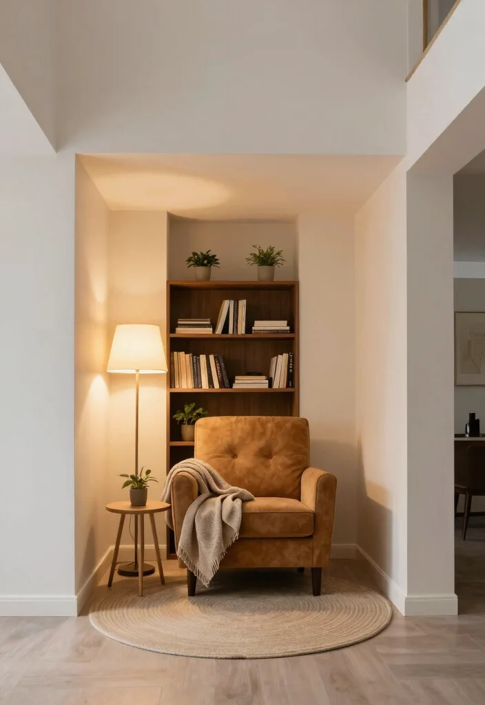 30 Tall Ceiling Living Room Decor Ideas for a Stunning Open Space - 7. Cozy Nook Spaces 1