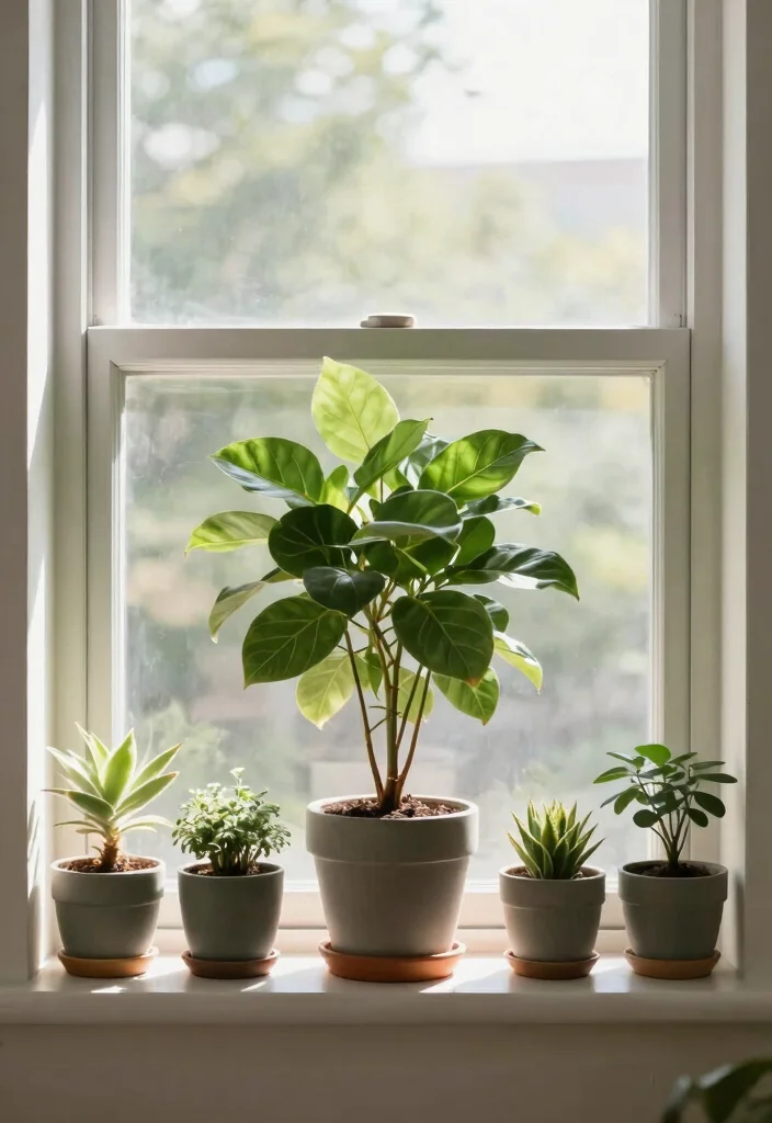 30 Windowsill Decor Living Room Ideas for a Bright Pretty Space - 27. Balance with Symmetry 1