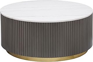 Coaster Home Furnishings - Jason - Engineered Wood - Round Coffee Table ...