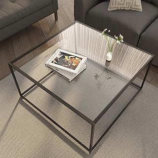 Glass Coffee Table Modern Center Table,Minimalist Coffee Table Sofa Side...