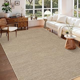 Outdoor Easy Jute Rug 5x7 Washable Non Slip Indoor Outdoor Easy Jute Rug...