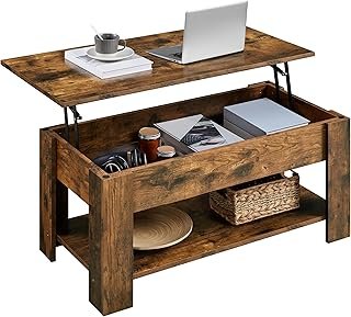 Yaheetech Coffee Table, Lift Top Coffee Table with Large Hidden Storage ...