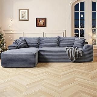 108 Inch Cloud Sectional Couch,Modern Modular Sectional Sofa with Deep S...