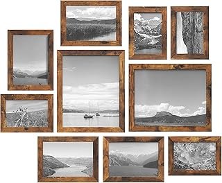 SONGMICS Picture Frames, Collage Picture Frames Set of 10, Two 8x10, Fou...