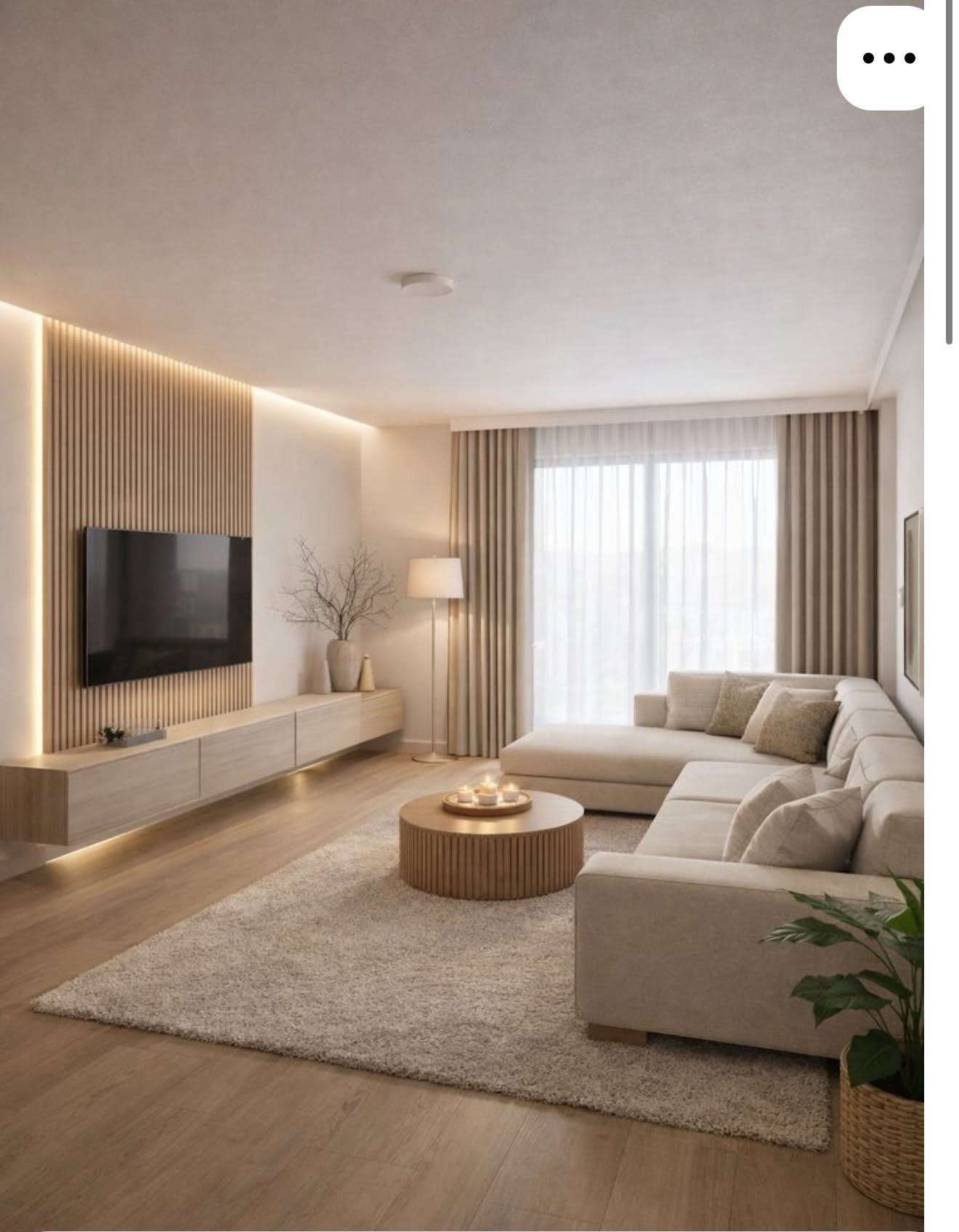 25 Beige Couch with Ottoman Ideas for a Cozy Living Room - 10. Embracing Neutral Color Schemes 1