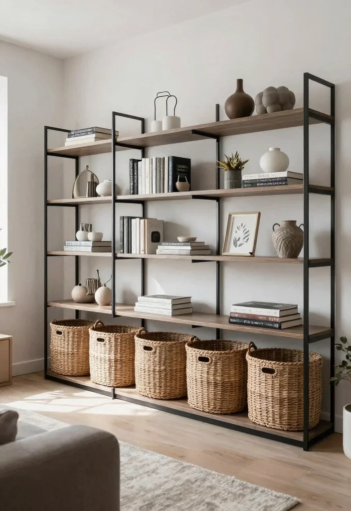 25 CB2 Living Room Ideas Worth Stealing Right Now - 13. Chic Storage Solutions 1