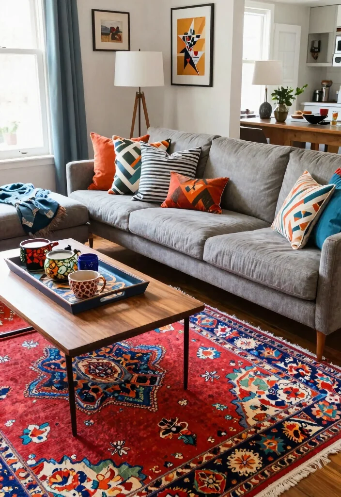 25 CB2 Living Room Ideas Worth Stealing Right Now - 14. Mix and Match Patterns 1