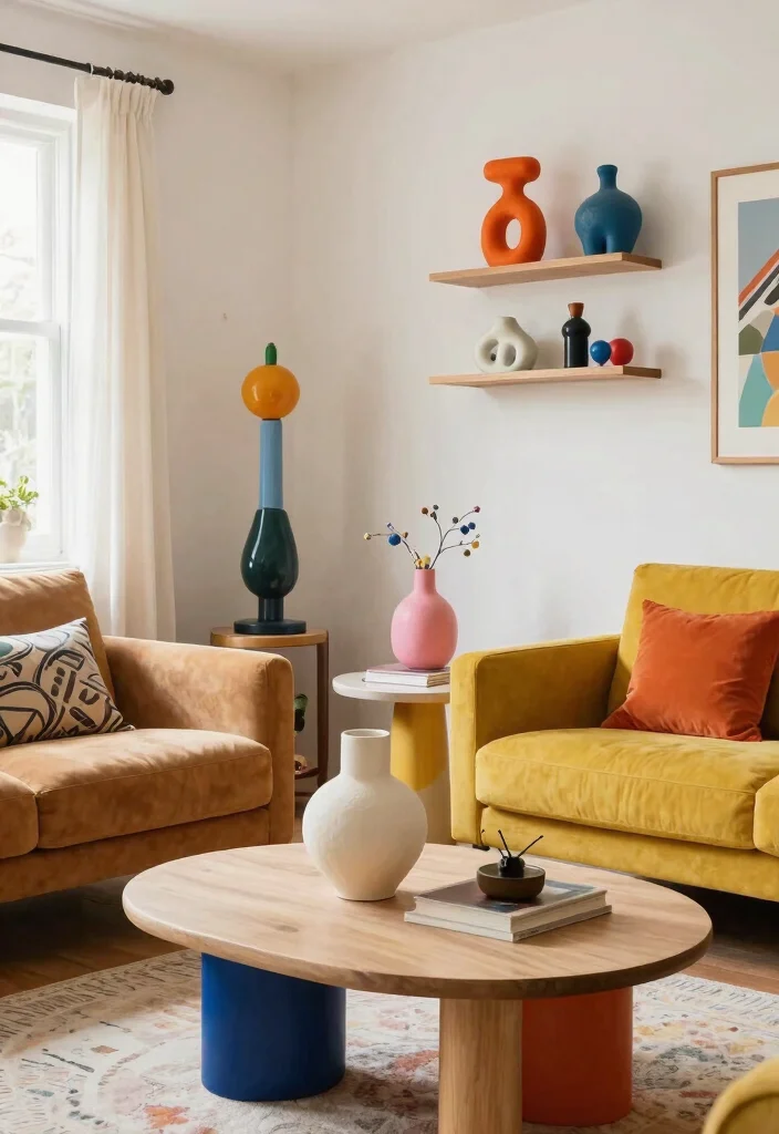 25 CB2 Living Room Ideas Worth Stealing Right Now - 16. Playful Accessories 1