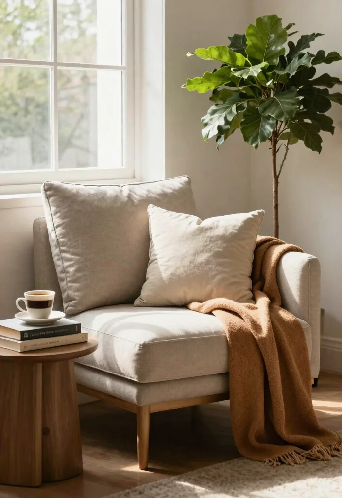 25 CB2 Living Room Ideas Worth Stealing Right Now - 6. Cozy Reading Nook 1