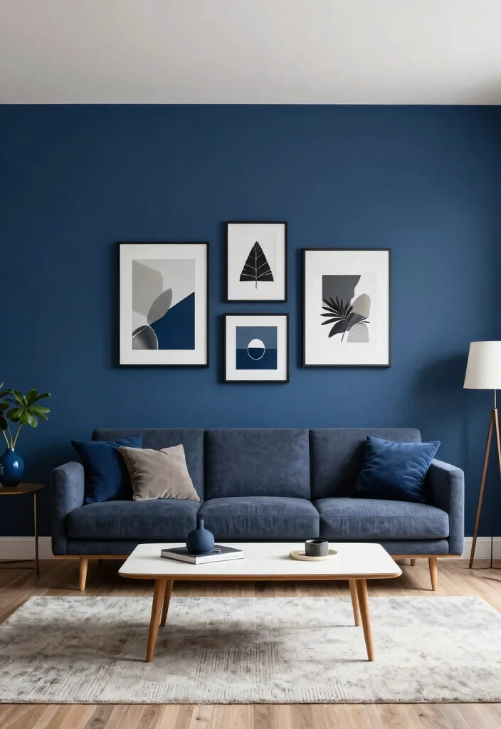 25 CB2 Living Room Ideas Worth Stealing Right Now - 7. Bold Accent Walls 1