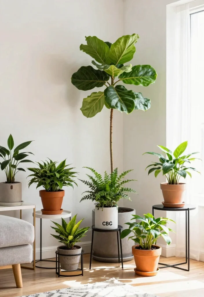 25 CB2 Living Room Ideas Worth Stealing Right Now - 9. Indoor Plants 1