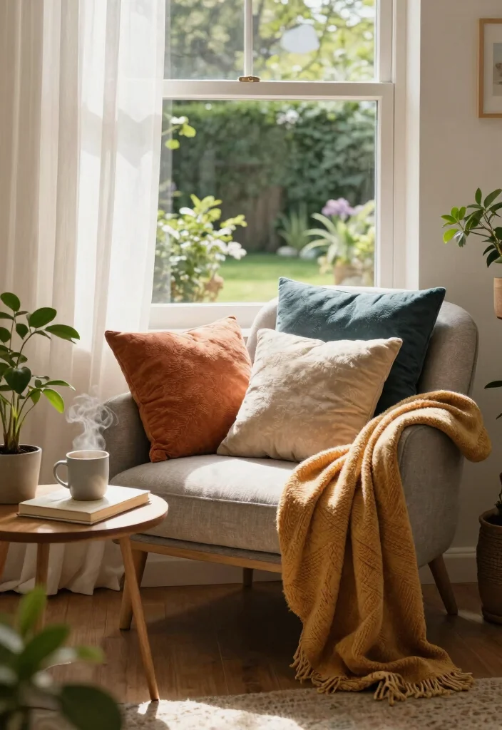 25 Comfortable Lounge Ideas to Create Your Dream Space - 1. Nook by the Window 1