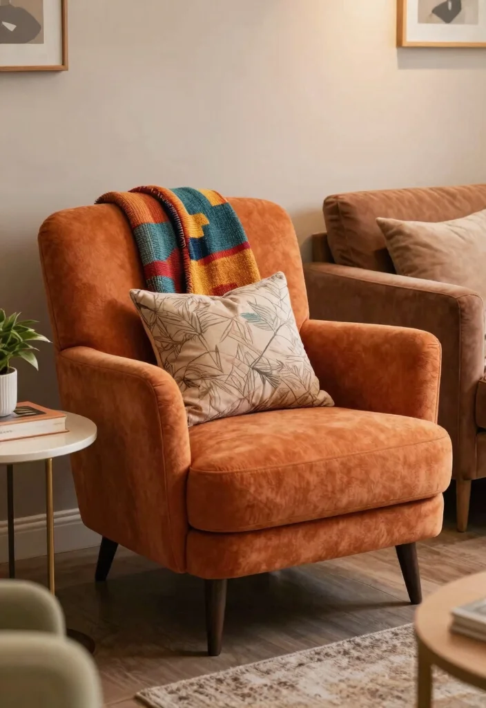 25 Comfortable Lounge Ideas to Create Your Dream Space - 22. Funky Accent Chairs 1