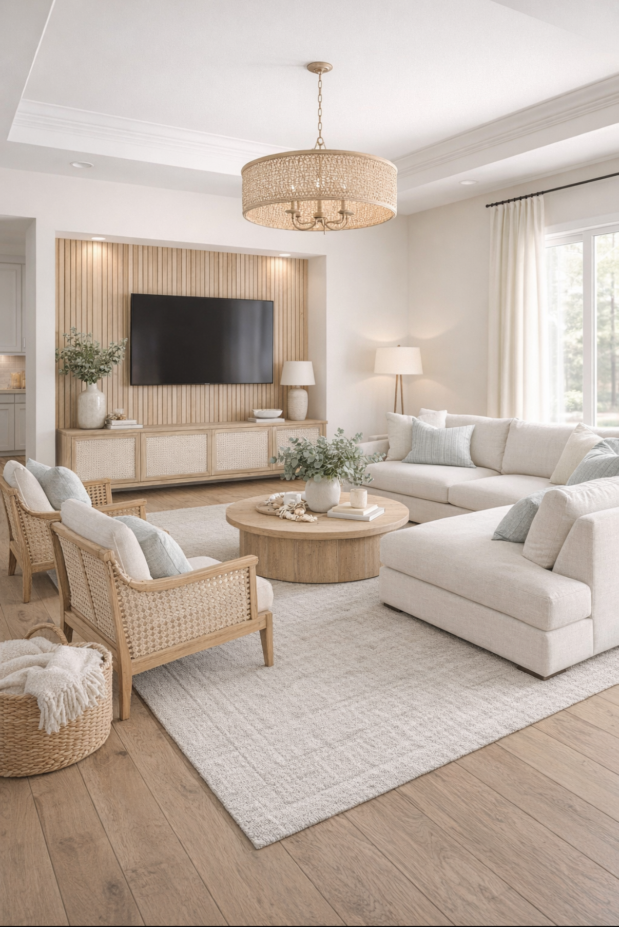 25 Contemporary Brown Sectional Sofa Ideas to Copy - 16. Modern Farmhouse Chic 1