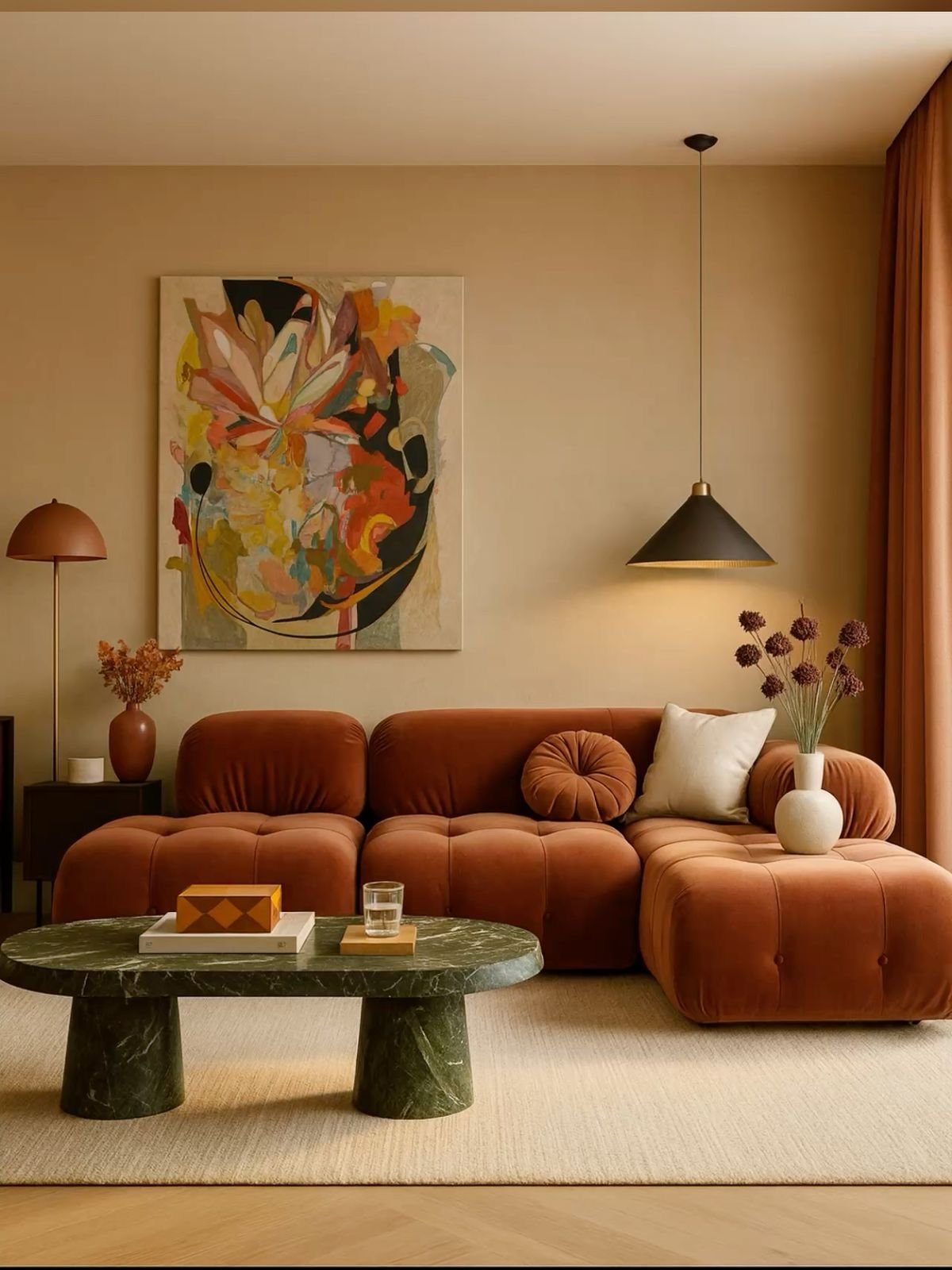 25 Contemporary Brown Sectional Sofa Ideas to Copy - 7. Coastal Comfort 1