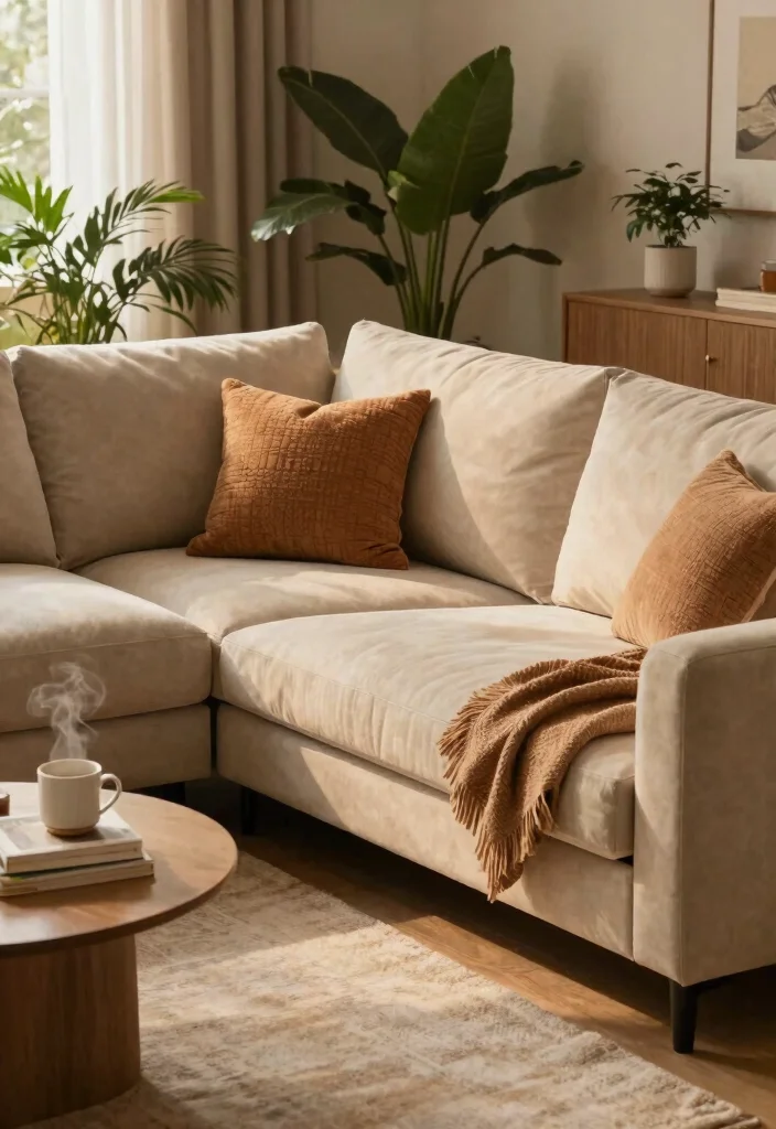 25 Floor Sectional Sofa Ideas for a Low - 10. Cozy Corner Sectionals 1