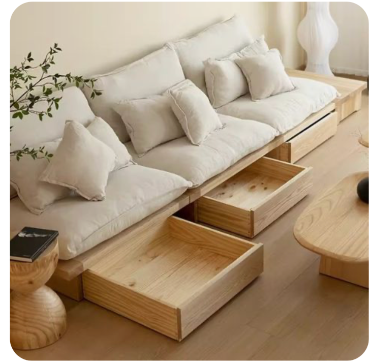 25 Floor Sectional Sofa Ideas for a Low - 18. Open Space Design 1