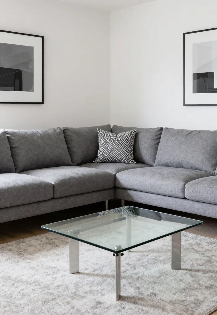 25 Floor Sectional Sofa Ideas for a Low - 4. Modern Minimalist Design 1
