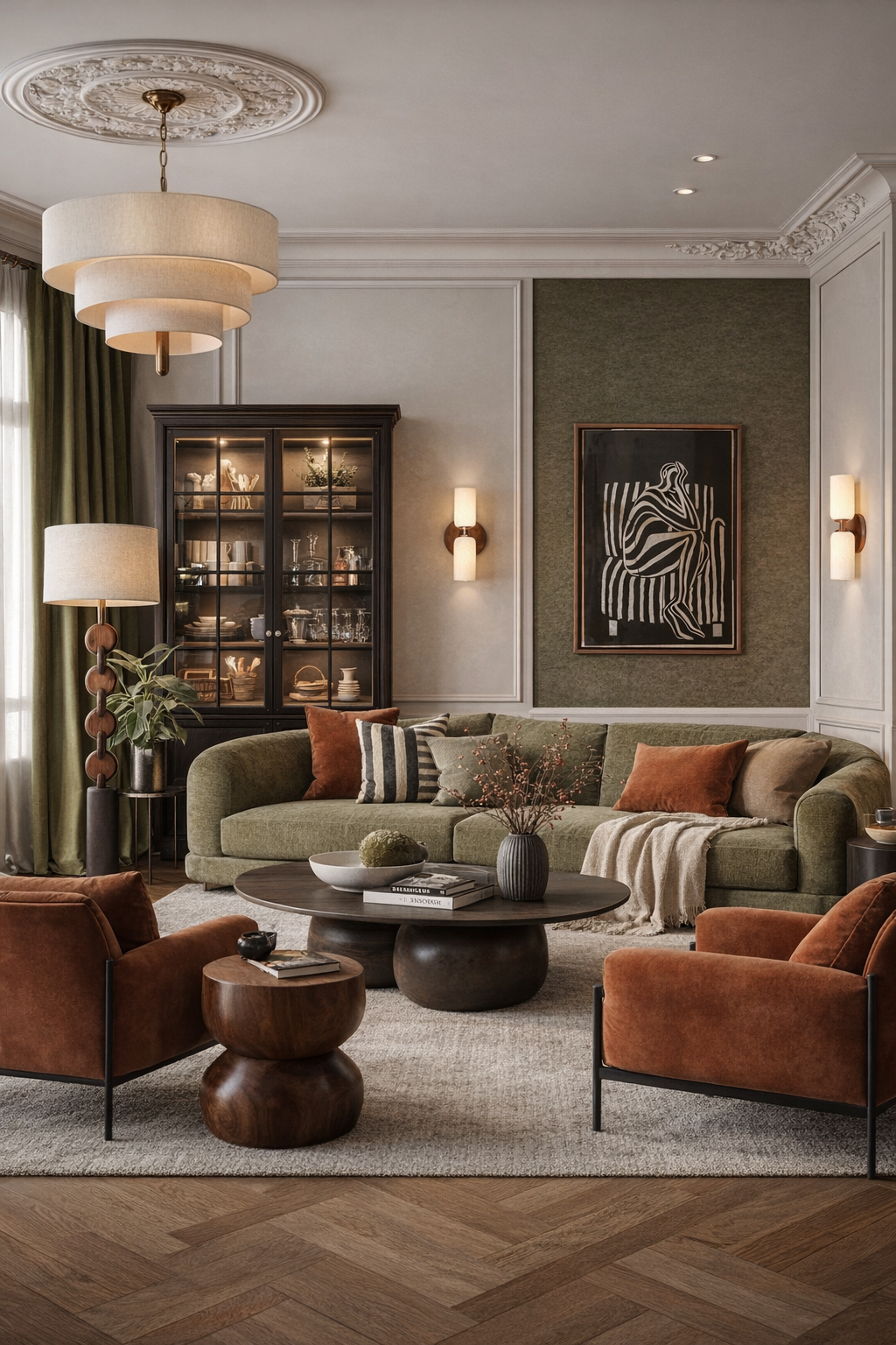 25 Floor Sectional Sofa Ideas for a Low - 5. Layered Textures 1