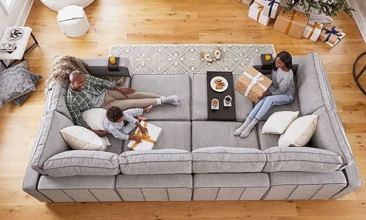25 Floor Sectional Sofa Ideas for a Low - 8. Customizable Modular Sectionals 1
