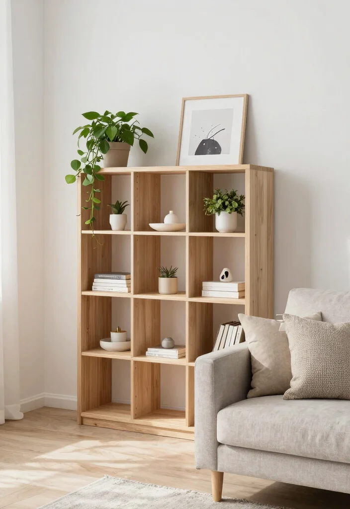 25 IKEA Living Room Bookshelf Ideas That Look Expensive - 1. Scandinavian Simplicity 1