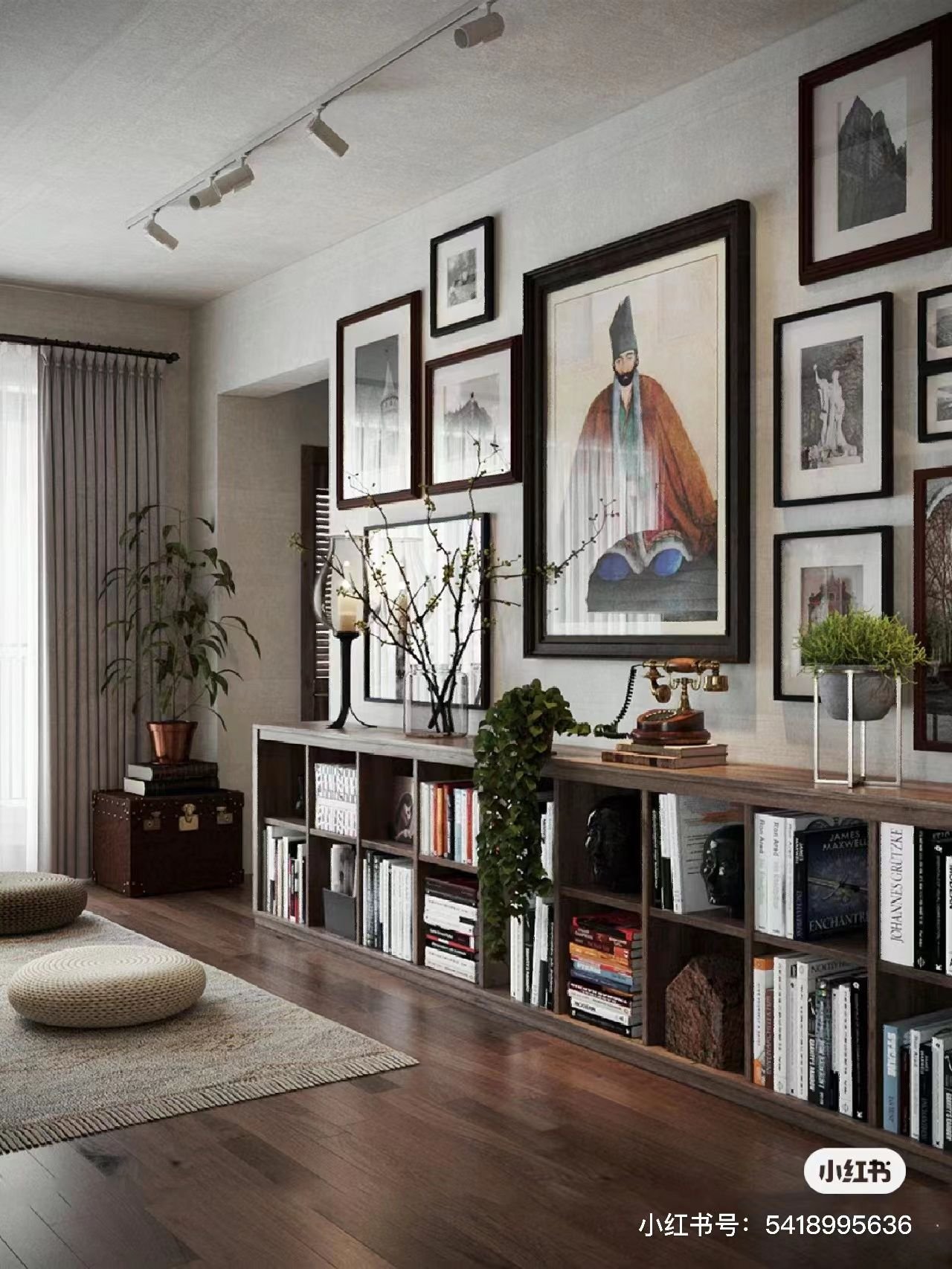 25 IKEA Living Room Bookshelf Ideas That Look Expensive - 12. Artful Arrangement 1
