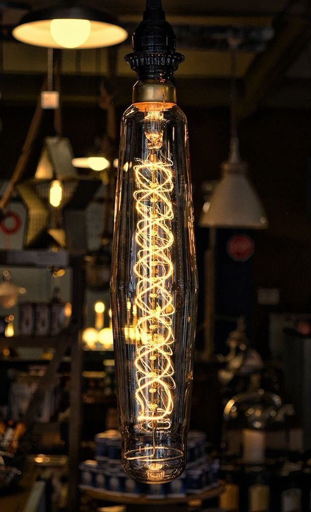 25 Living Room Wall Lamp Ideas for Warm - 1. Vintage Sconces with Edison Bulbs 1