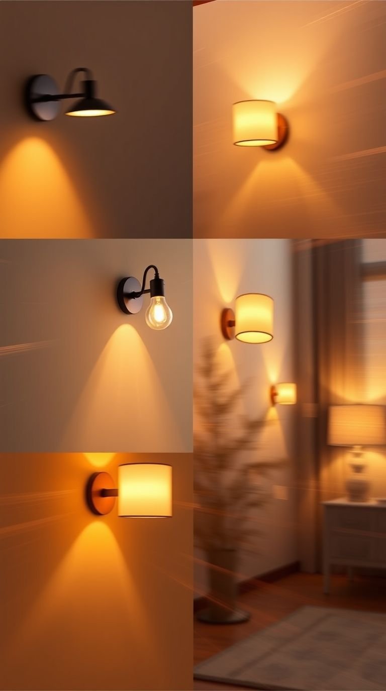 25 Living Room Wall Lamp Ideas for Warm - 8. Swivel Wall Lamps 1