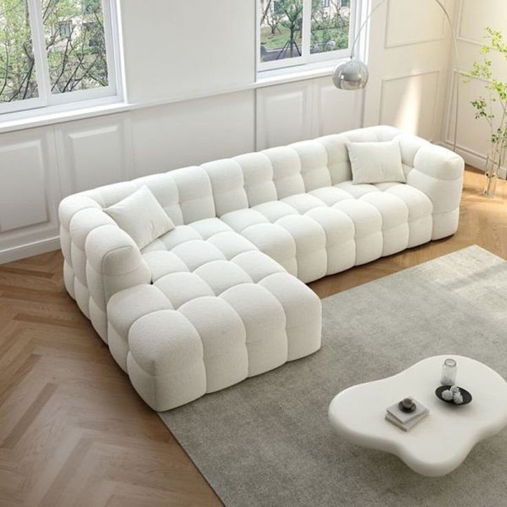 25 Modular Couch Ideas That Adapt to Your Living Room - 1. L-Shaped Modular Sectional 1