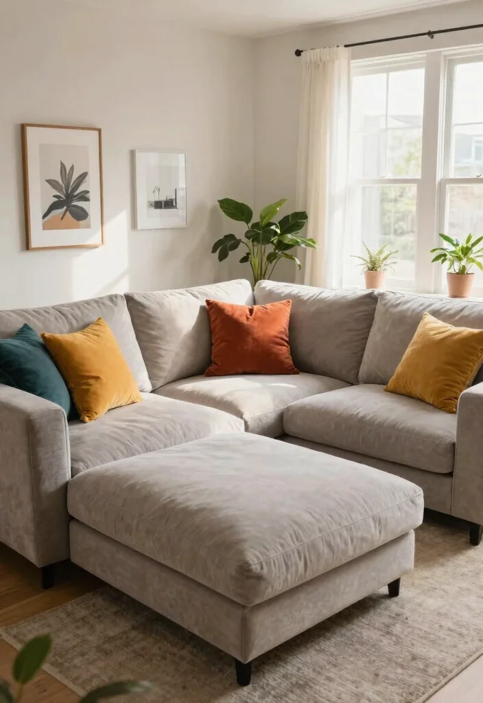 25 Modular Couch Ideas That Adapt to Your Living Room - 12. Sectional Sofa with Movable Pieces 1